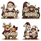 Burgundy Christmas Joy Clipart
